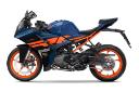 موتورسیکلت کی تی ام KTM RC 200 2024 نمای جانبی چپ رنگ آبی