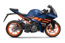 موتورسیکلت کی تی ام KTM RC 200 2024 نمای جانبی راست رنگ آبی