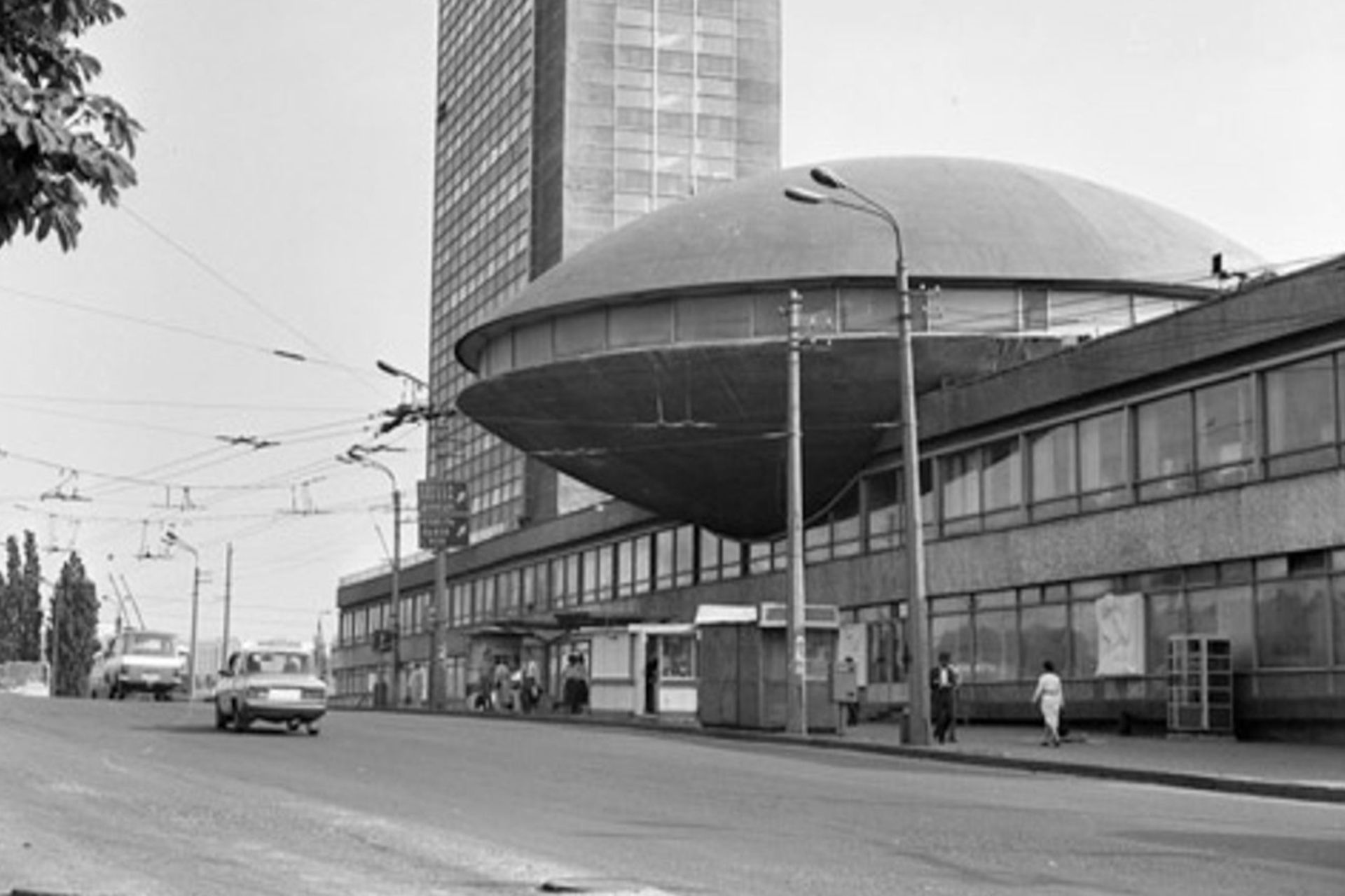 Kiev Microdevices Institute with UFO design during the Soviet era