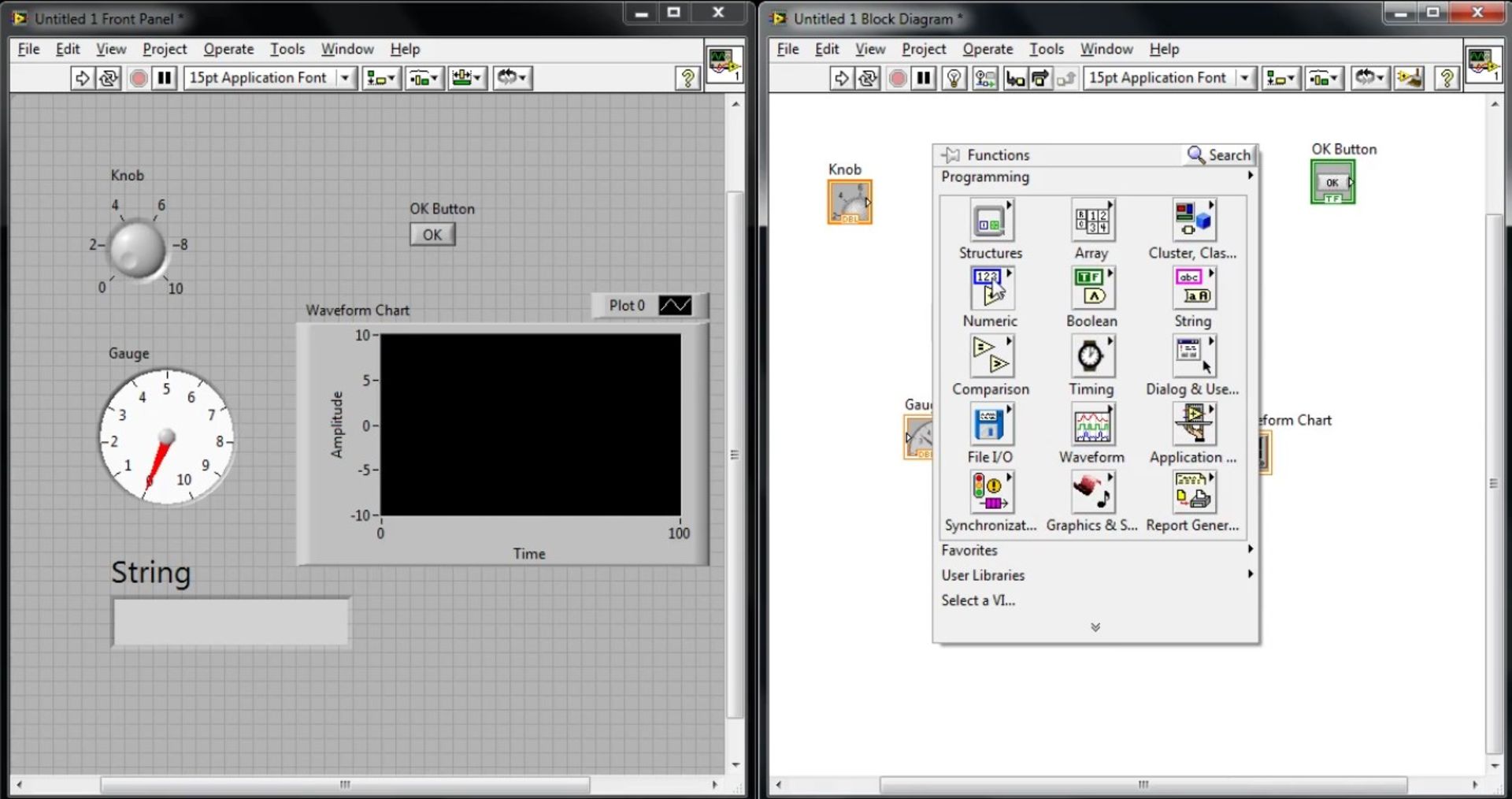 محیط نرم‌افزار LabVIEW