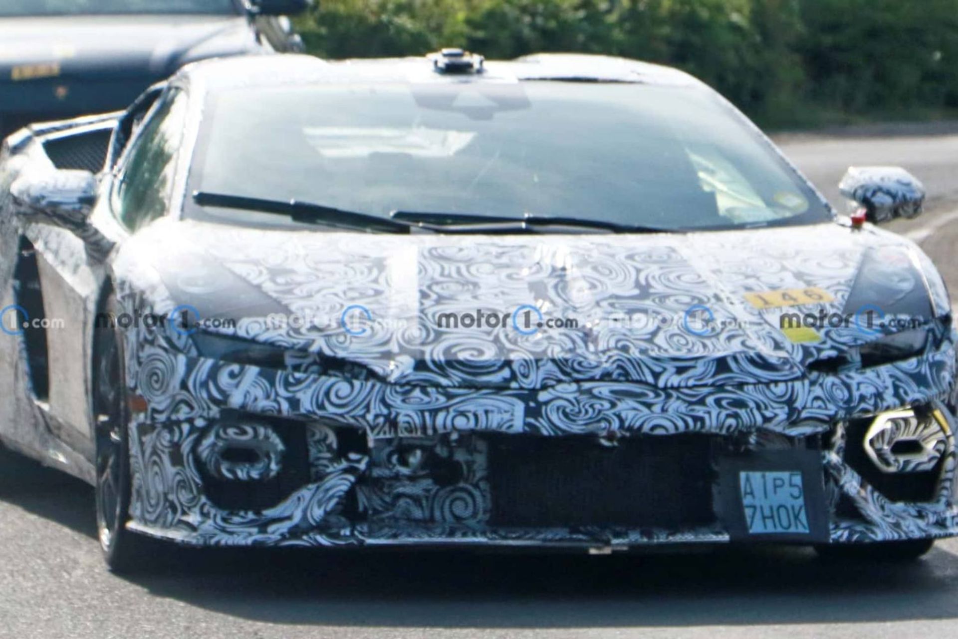 تصویر غیررسمی از جانشین لامبورگینی اوراکان نمای جلو