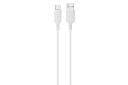 کابل شارژ USB لاپرامول Type-A به Micro-USB مدل LP-B22 با طول 1 متر رنگ سفید