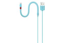 کابل شارژ USB لاپرامول Type-A به Type-C مدل LP-B30 با طول 1.2 متر رنگ آبی