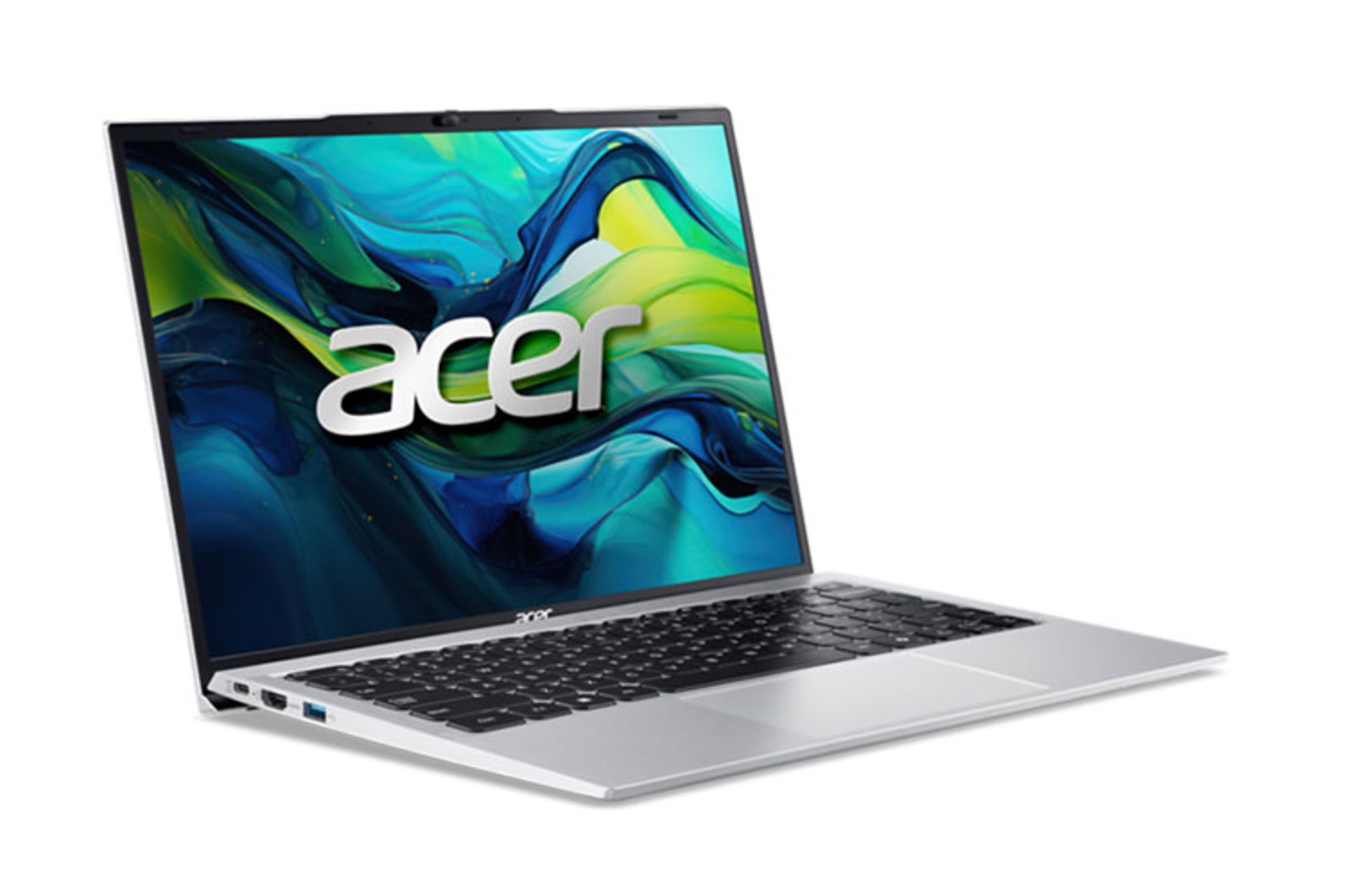 لپ تاپ ایسر Acer Aspire Lite 16 AL16-52P نمای جلو و چپ