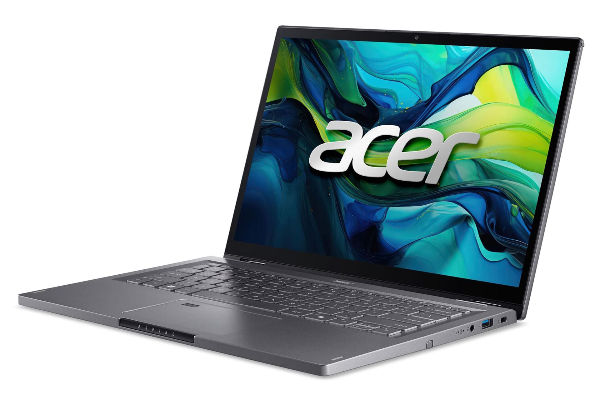 لپ تاپ ایسر Acer Aspire Spin 14 ASP14-51MTN نمای جلو و راست