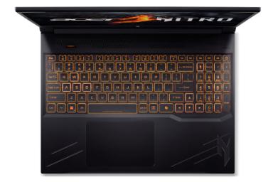 لپ تاپ ایسر Acer Nitro V 16 ANV16-71 نمای بالا و کیبورد