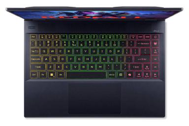 لپ تاپ ایسر Acer Predator Helios Neo 14 PHN14-51 نمای بالا و کیبورد