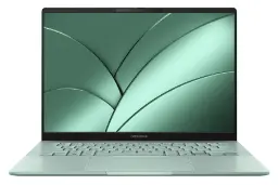لپ تاپ ایسوس ASUS Adolbook 14 Air M5406ADOL نمای جلو رنگ سبز