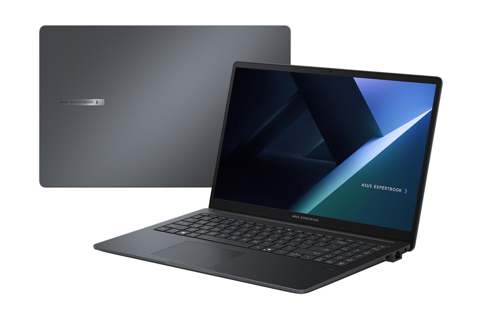 لپ تاپ ایسوس ASUS ExpertBook B1 B1503 نمای جلو و پشت