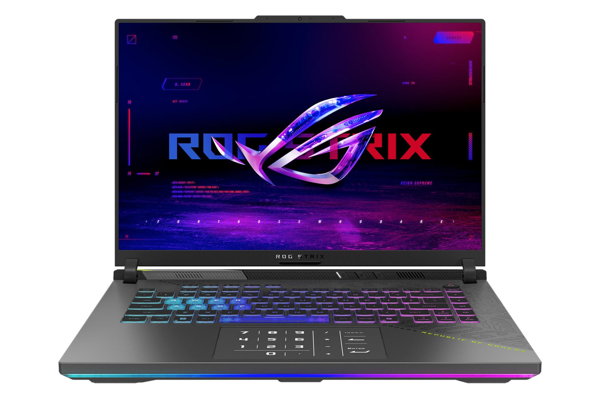 لپ تاپ ایسوس ASUS ROG Strix G16 2025 G614F نمای جلو