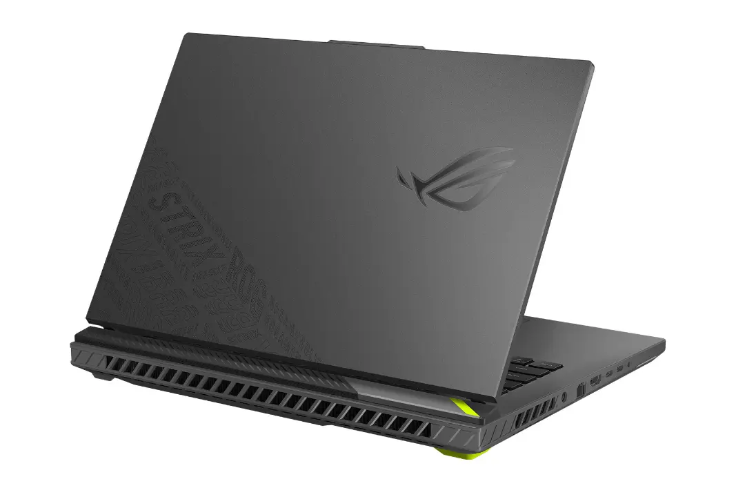 لپ تاپ ایسوس ASUS ROG Strix G16 2025 G614F نمای پشت و چپ