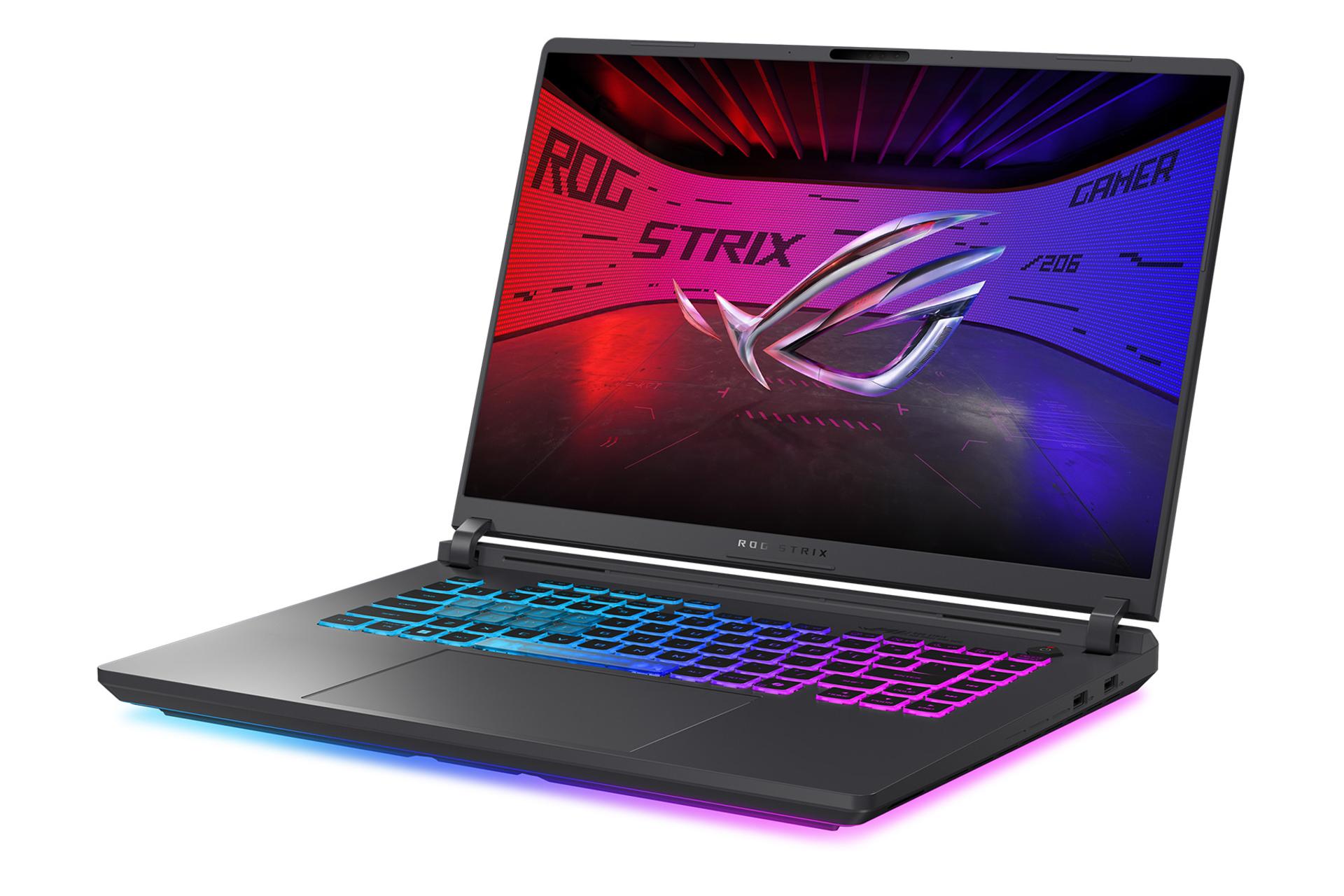 لپ تاپ ایسوس ASUS ROG Strix G16 G615 2025 نمای جلو و راست