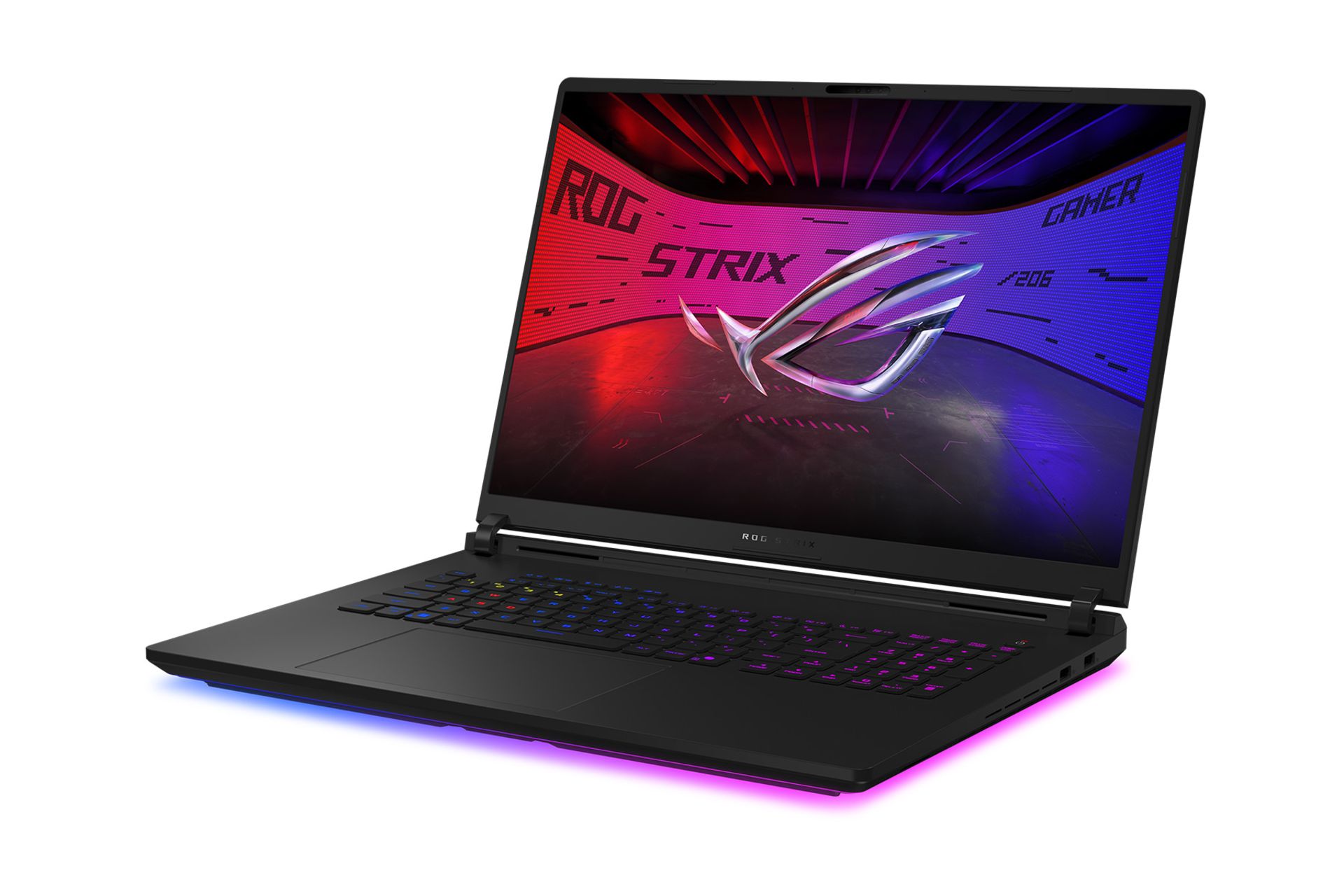 لپ تاپ ایسوس ASUS ROG Strix SCAR 18 G835 2025 نمای جلو و راست