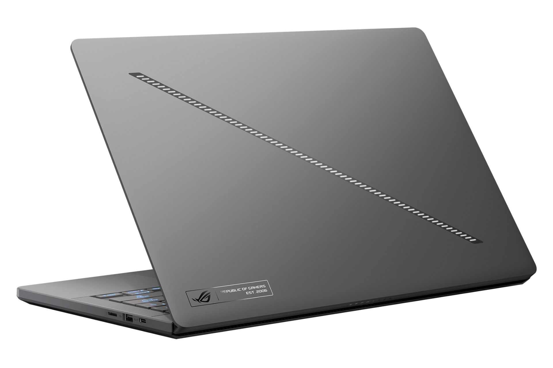 لپ تاپ ایسوس ASUS ROG Zephyrus G14 GA403 نمای پشت رنگ خاکستری