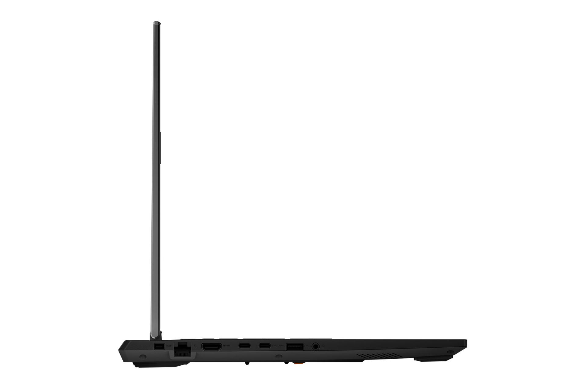 لپ تاپ ایسوس ASUS TUF Gaming A16 FA608 2024 نمای جانبی چپ و درگاه ها