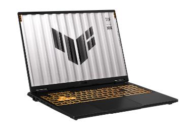 لپ تاپ ایسوس ASUS TUF Gaming F16 2025 FX608 نمای جلو و چپ