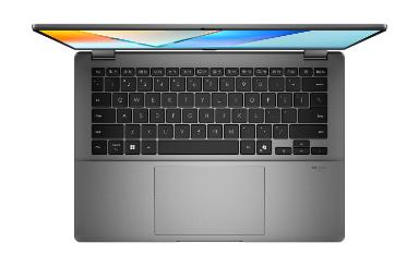 لپ تاپ ایسوس ASUS Vivobook 14 Flip TP3407SA نمای بالا و کیبورد