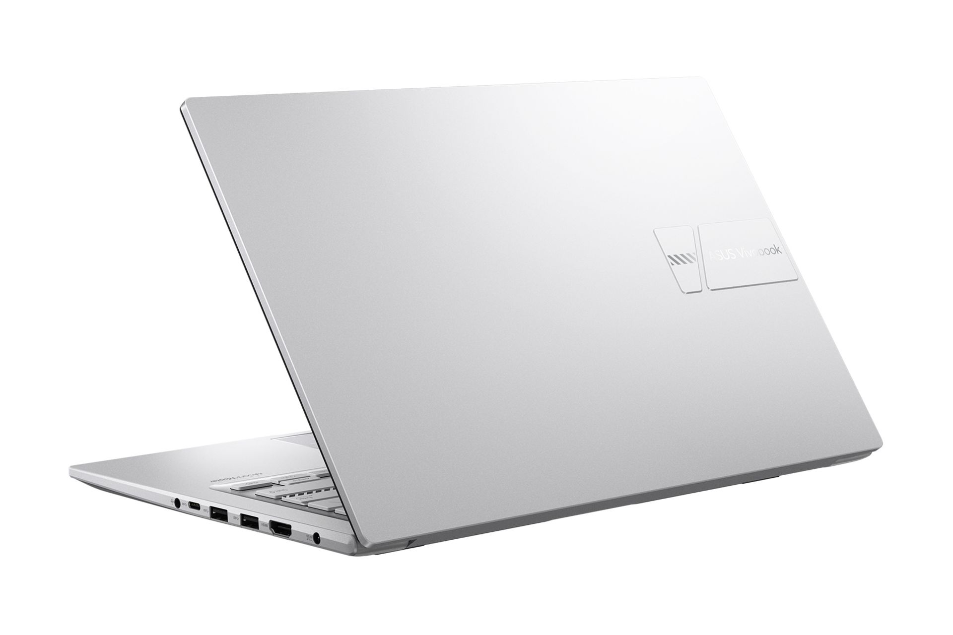 لپ تاپ ایسوس ASUS Vivobook 14 X1404VA نمای پشت و درگاه های راست