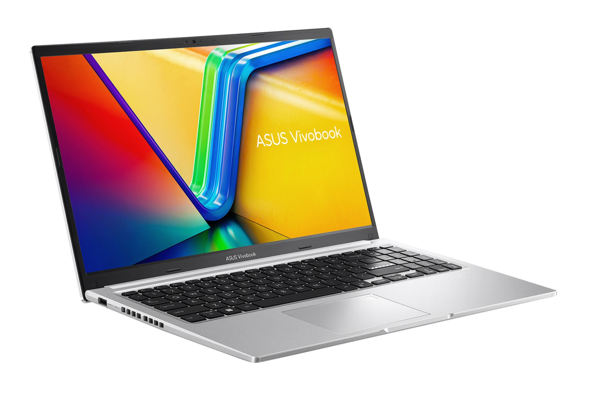 لپ تاپ ایسوس ASUS VivoBook 15 M1502YA نمای جلو و چپ