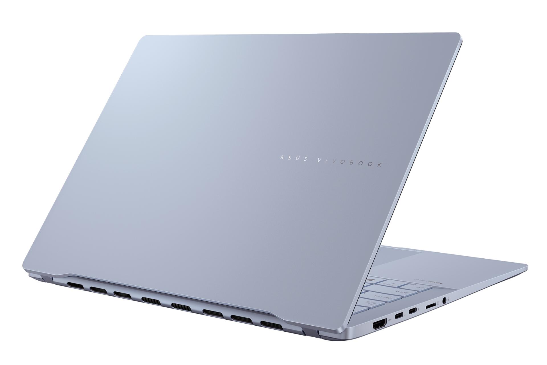 لپ تاپ ایسوس ASUS Vivobook S 14 OLED S5406 نمای پشت رنگ نقره ای
