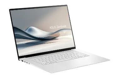 لپ تاپ ایسوس ASUS Zenbook S 16 UM5606WA نمای چپ رنگ نقره ای