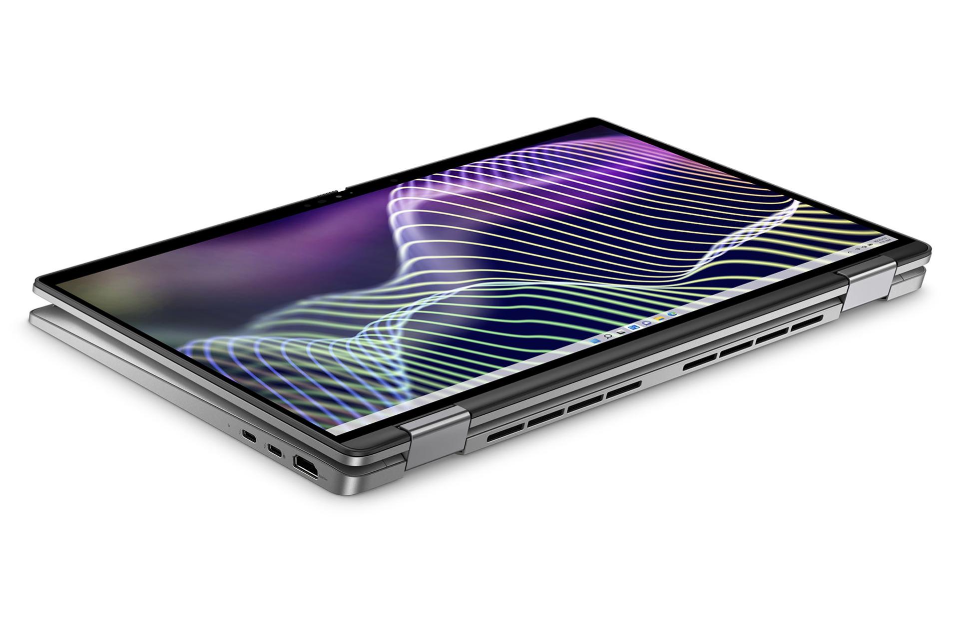 لپ تاپ دل Dell Latitude 7440 نمای بالا با چرخش کامل نمایشگر