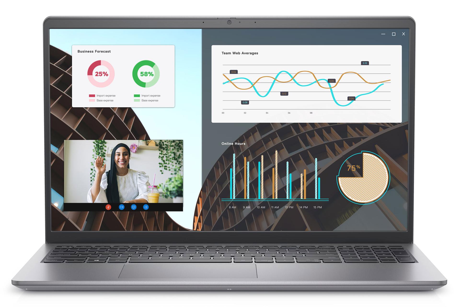 لپ تاپ دل Dell Vostro 3530 نمای جلو