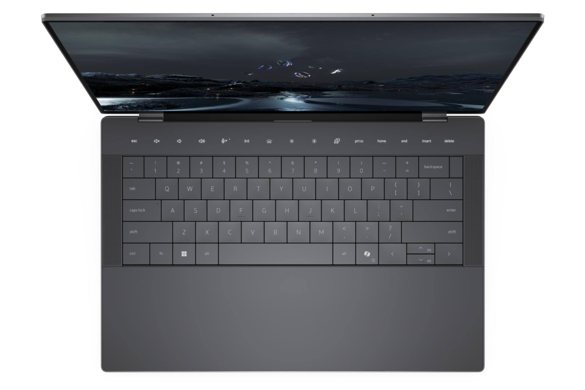 لپ تاپ دل Dell XPS 14 9440 نمای بالا و کیبورد