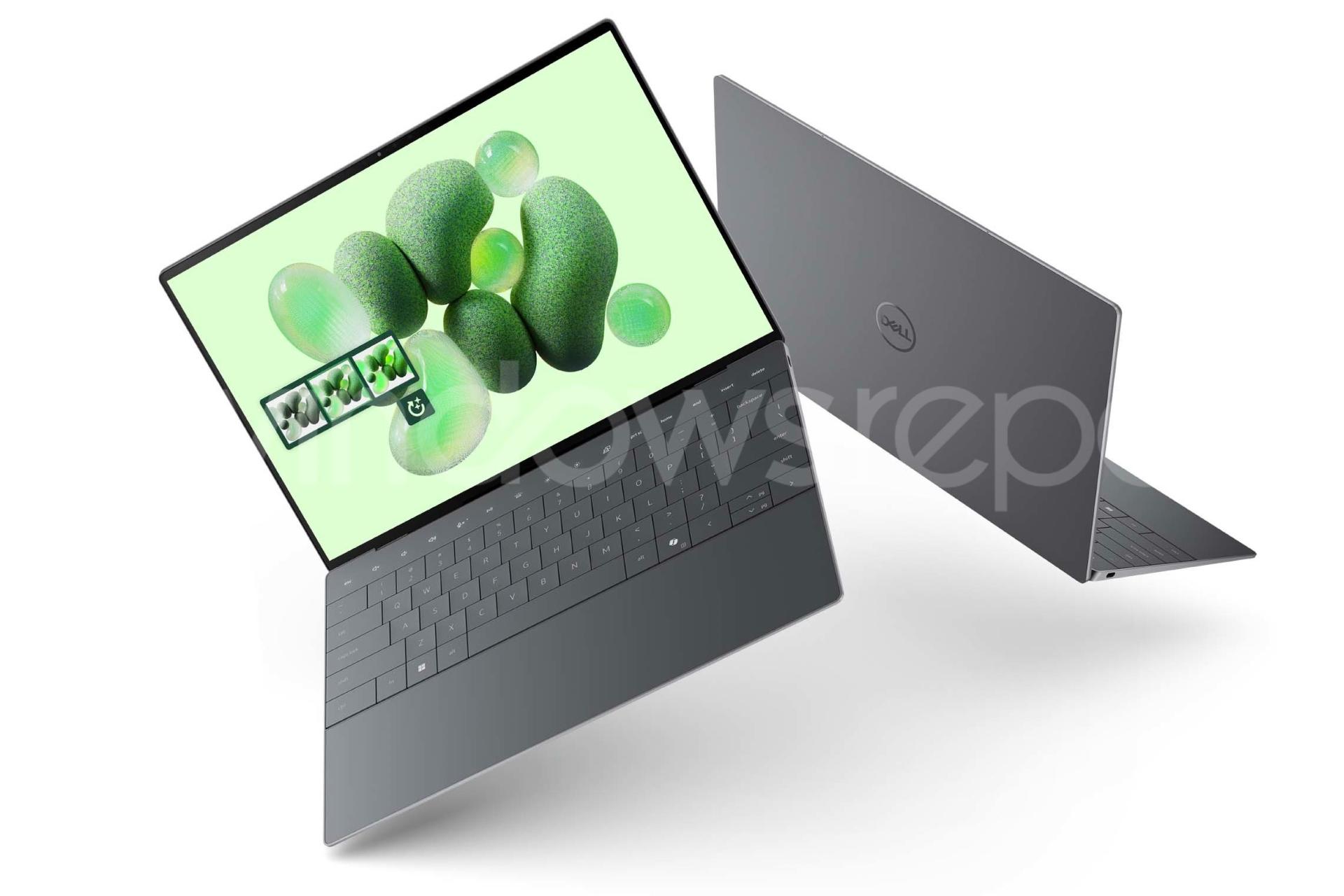 رندر رسمی فاش‌شده لپ‌تاپ دل XPS 13 9345