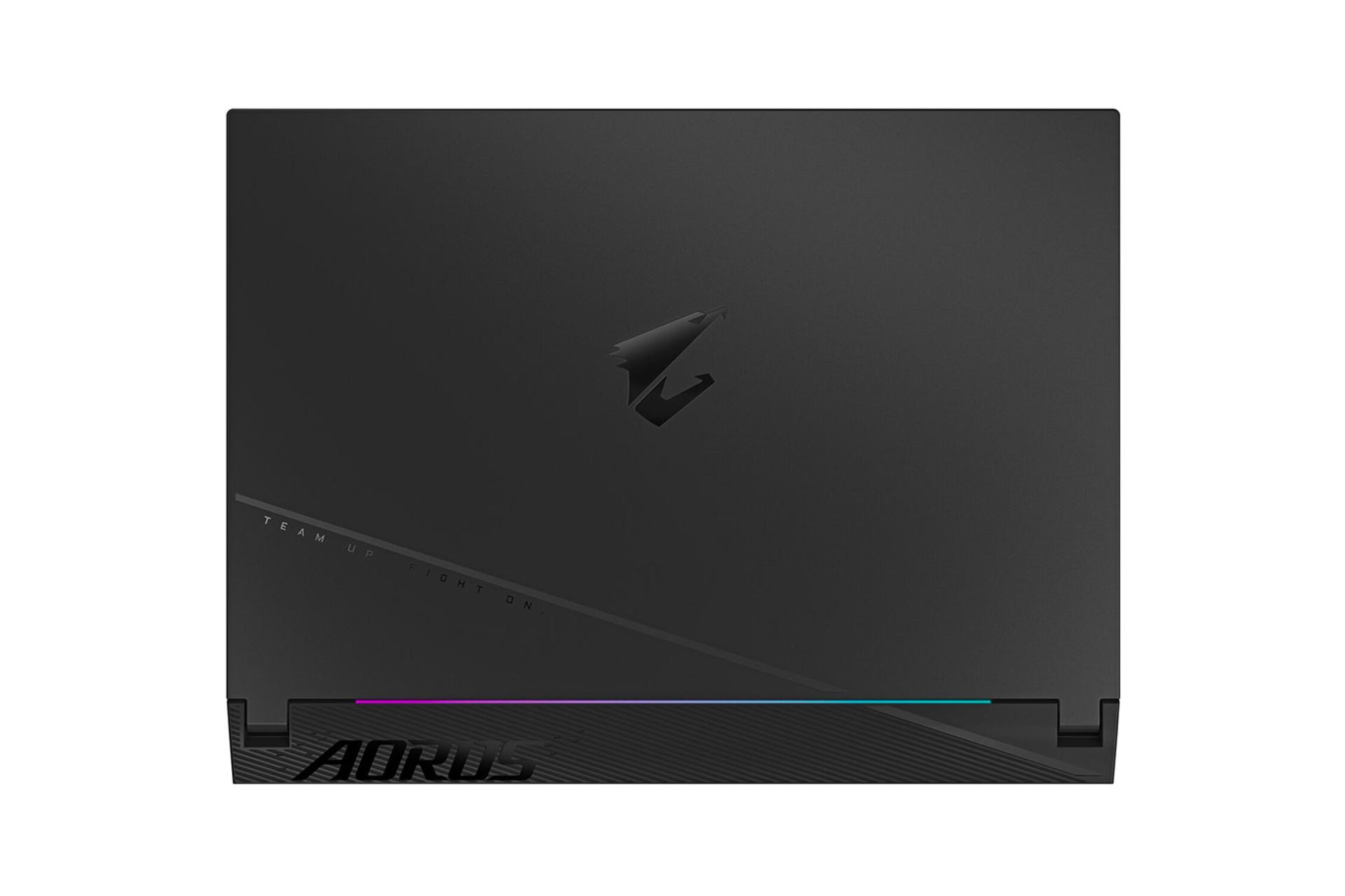 لپ تاپ گیگابایت GIGABYTE AORUS 15 2023 نمای پشت رنگ مشکی