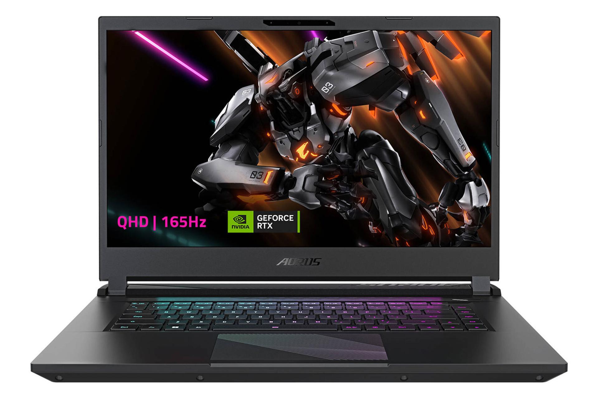 لپ تاپ گیگابایت GIGABYTE AORUS 15 2023 نمای جلو