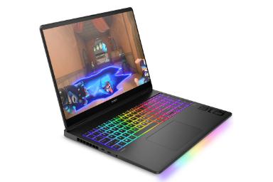 لپ تاپ اچ پی HP OMEN MAX 16- ah0033dx نمای جلو و چپ