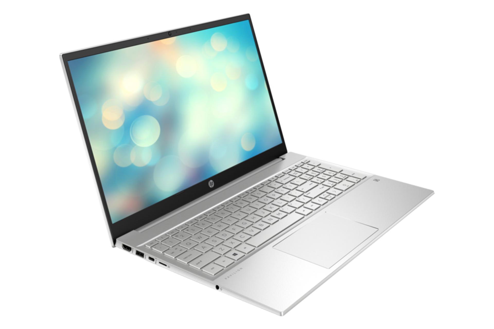 لپ تاپ اچ پی HP Pavilion 15-eg3148nia نمای جلو و چپ