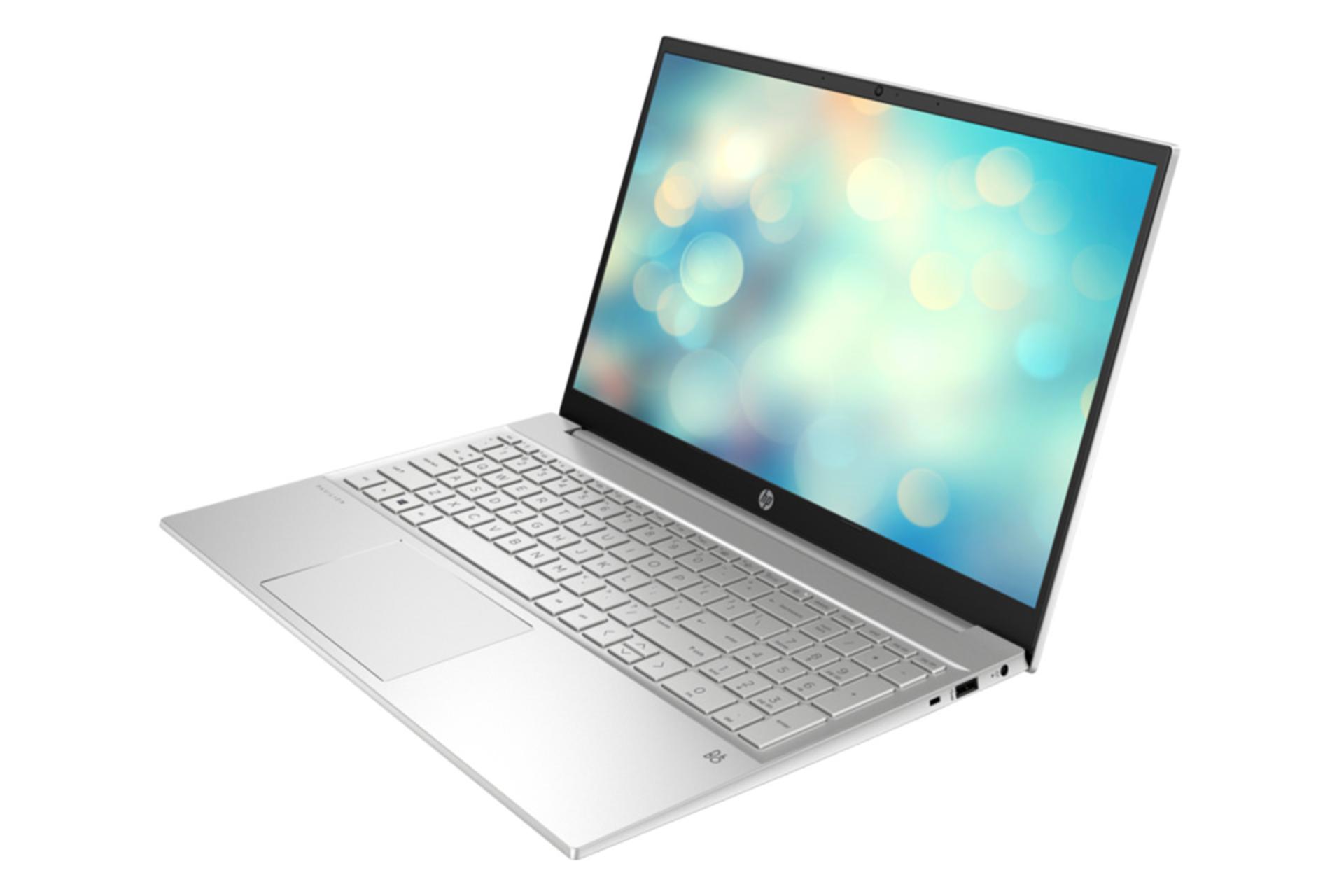لپ تاپ اچ پی HP Pavilion 15-eg3148nia نمای جلو و راست