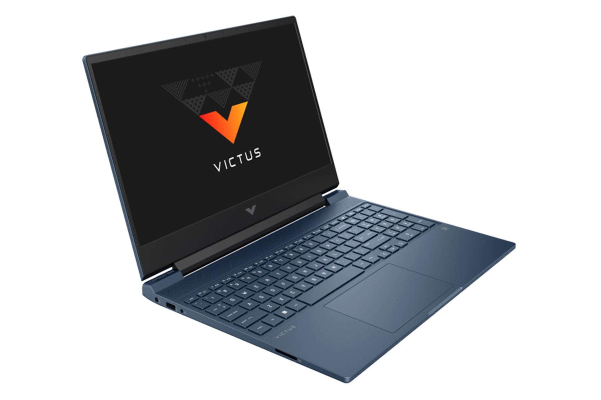 لپ تاپ اچ پی HP Victus 15-fa1017nia نمای جلو و چپ