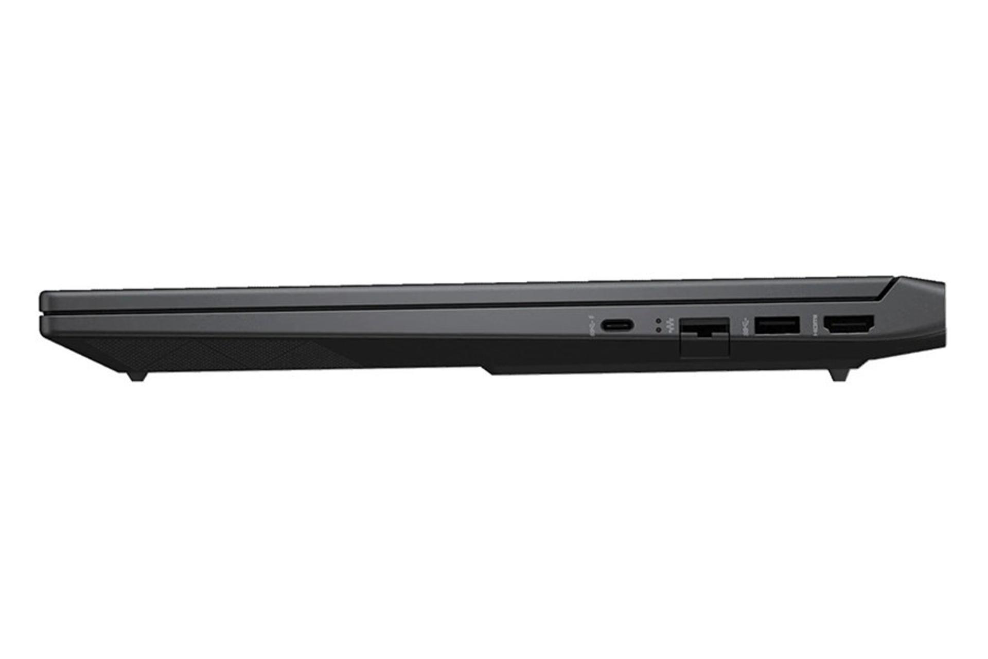لپ تاپ اچ پی HP Victus 15-fa2093dx نمای جانبی راست و درگاه ها