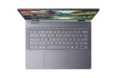 لپ تاپ لنوو Lenovo IdeaPad 5 2-in-1 14IAL10 نمای بالا و کیبورد