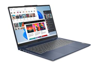 لپ تاپ لنوو Lenovo IdeaPad 5 2-in-1 14IRH9 نمای جلو و چپ