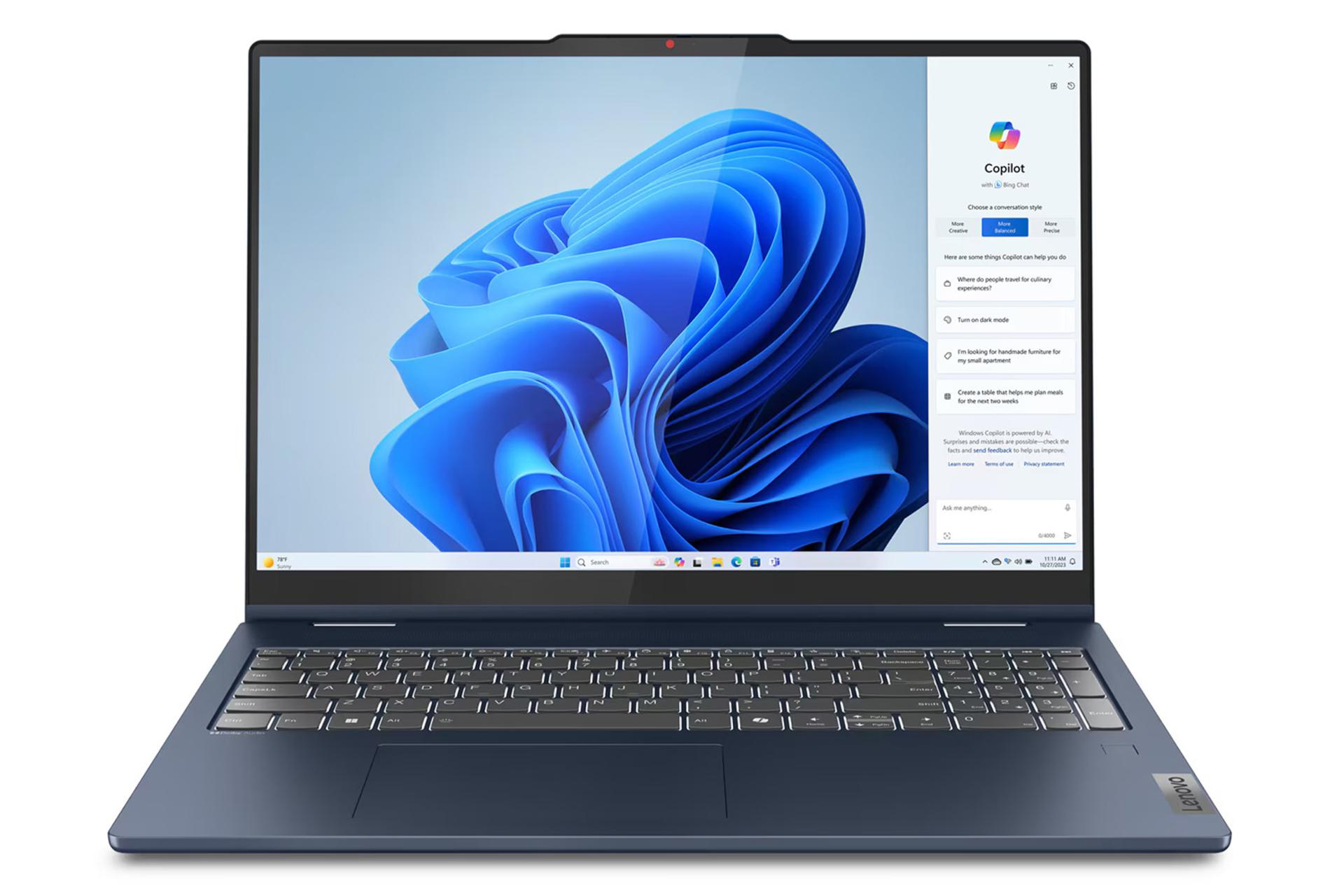 لپ تاپ لنوو Lenovo IdeaPad 5 2-in-1 16IRU9 نمای جلو