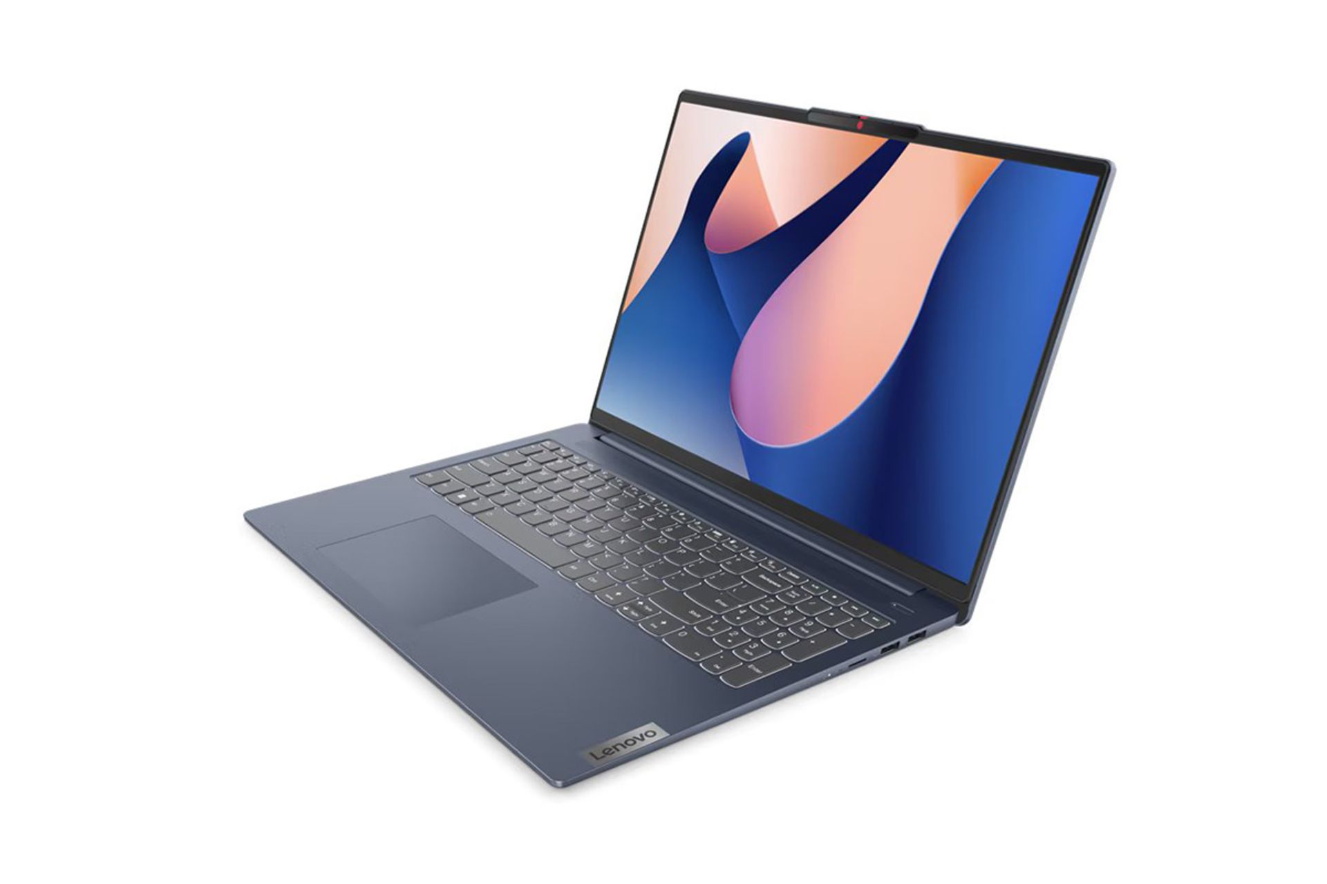 لپ تاپ لنوو Lenovo IdeaPad Slim 5 16IRL8 نمای راست صفحه نمایش روشن