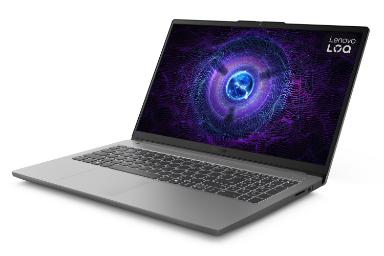 لپ تاپ لنوو Lenovo LOQ 15IAX9E نمای جلو و راست