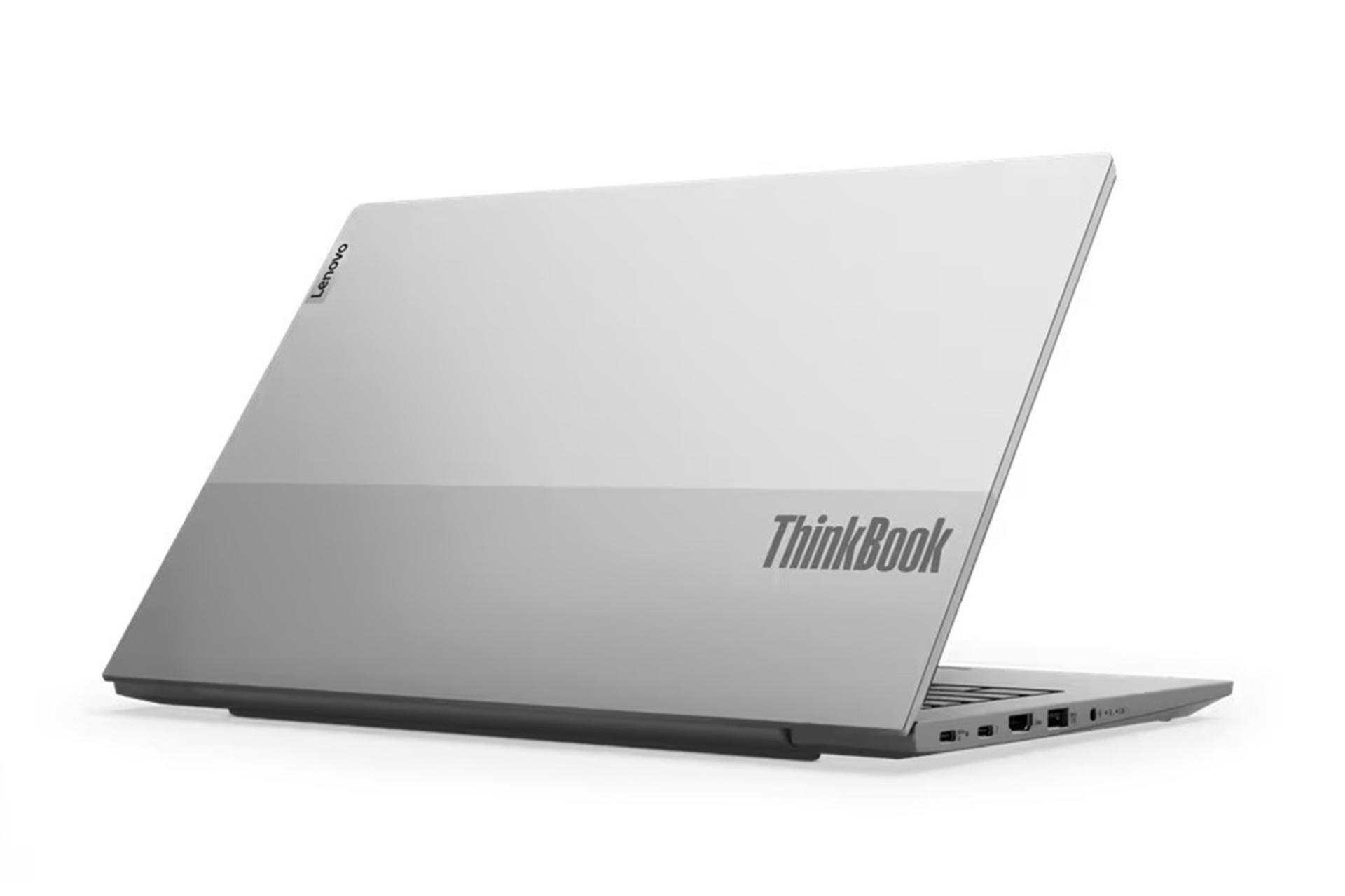 لپ تاپ لنوو Lenovo ThinkBook 14 G4 IAP نمای پشت و درگاه های چپ