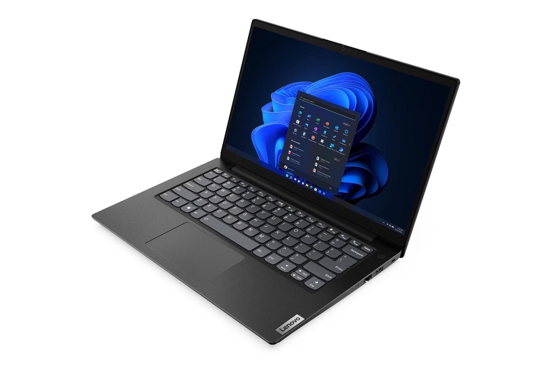 لپ تاپ لنوو Lenovo V14 G4 IRU نمای جلو و راست