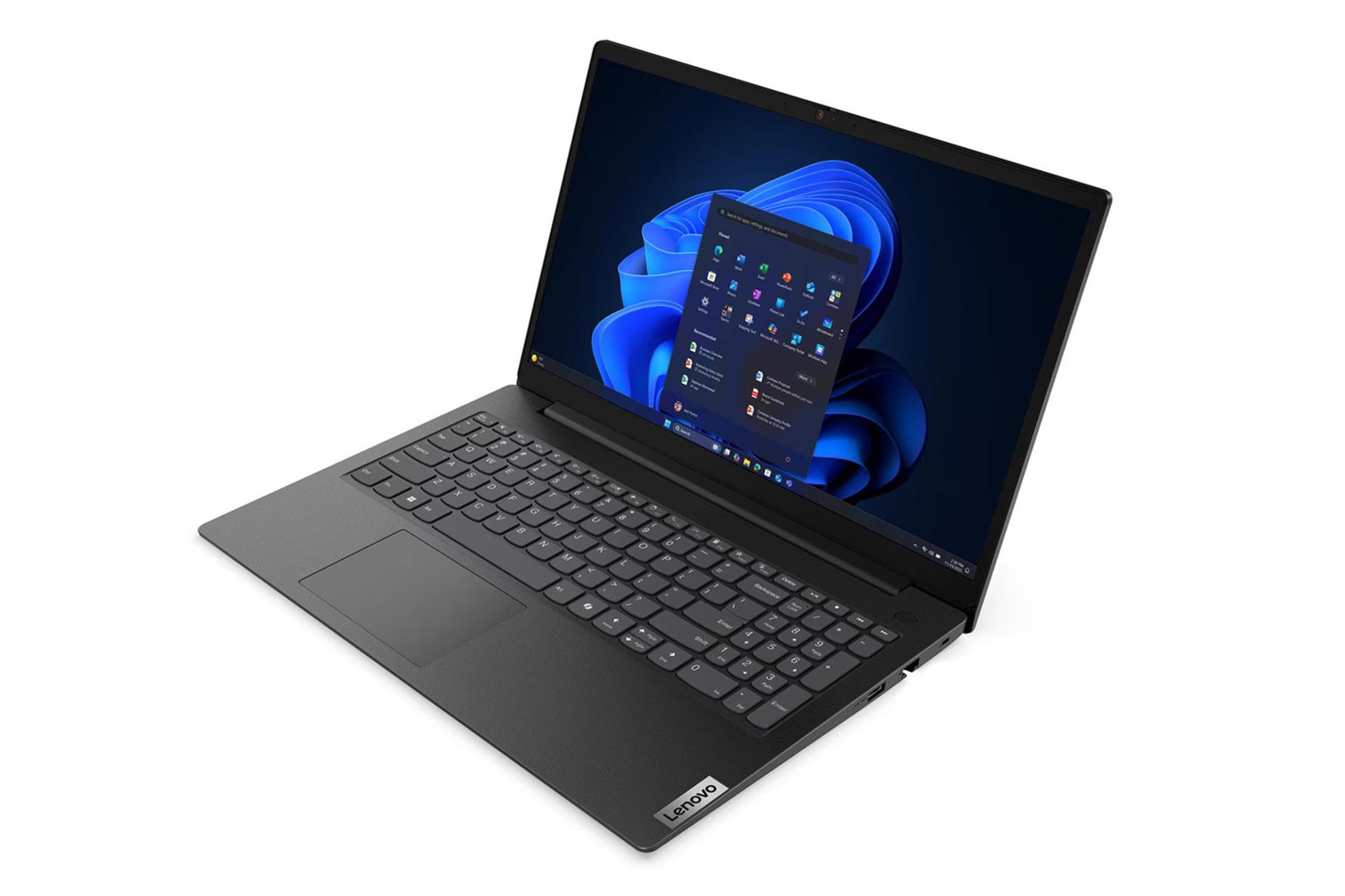 لپ تاپ لنوو Lenovo V15 G6 ITN نمای جلو و راست