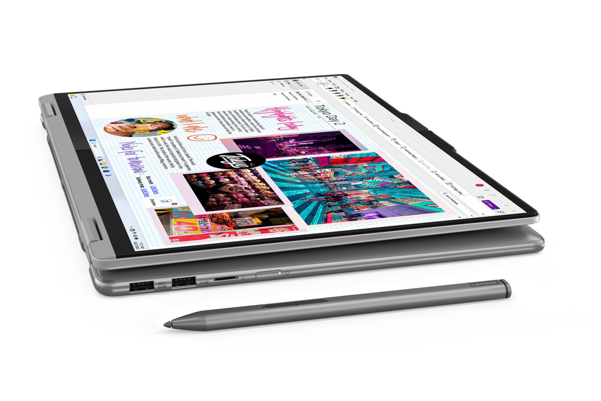 لپ تاپ لنوو Lenovo Yoga 7 2-in-1 16AHP9 به همراه قلم