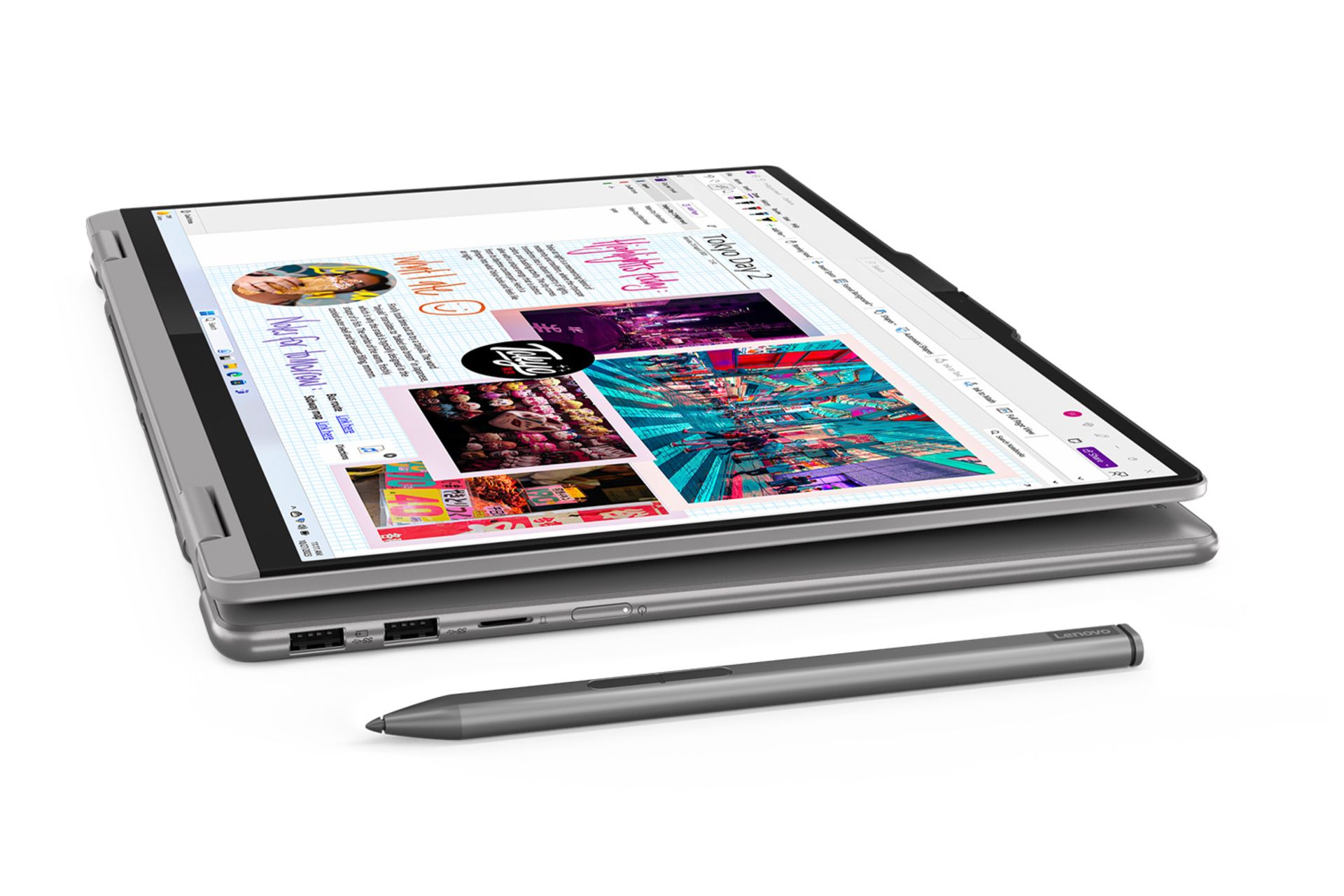 لپ تاپ لنوو Lenovo Yoga 7 2-in-1 16AHP9 به همراه قلم