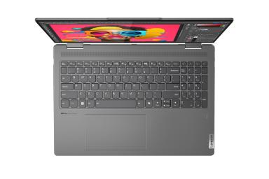 لپ تاپ لنوو Lenovo Yoga 7 2-in-1 16IML9 نمای بالا و کیبورد
