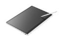 لپ تاپ ال جی گرم پرو LG gram Pro 16 16T90SP OLED نمای جلو نمای بالا صفحه نمایش خاموش رنگ سفید به همراه قلم