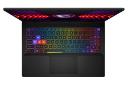 لپ تاپ ام اس آی MSI Sword 16 HX B14V نمای بالا و کیبورد