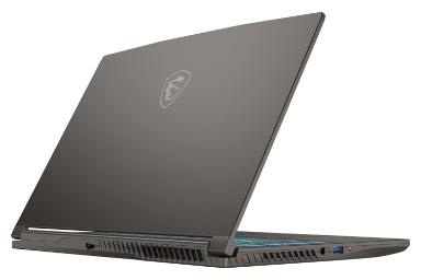 لپ تاپ ام اس آی MSI Thin 15 B13U نمای پشت و درگاه های چپ